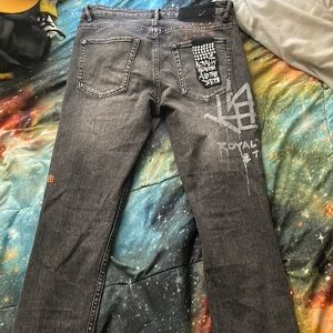 Brand new never worn ksubi jeans black and grey